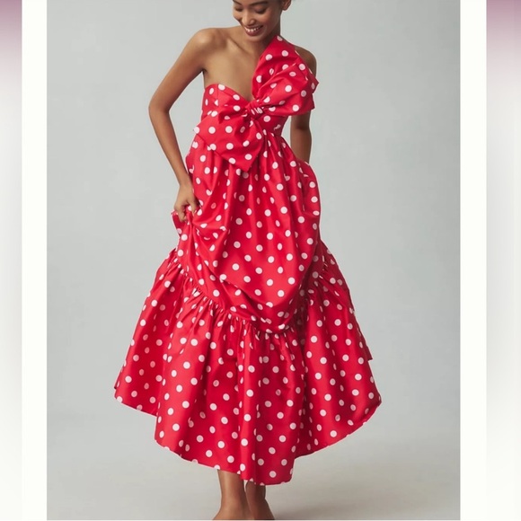 Nwt atsu bow front maxi formal dress - Picture 2 of 8